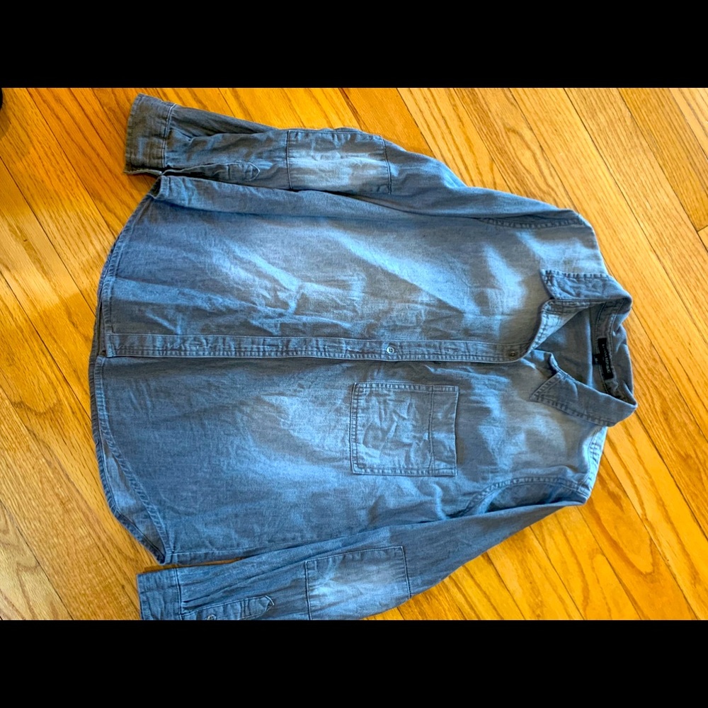 Denim Button Up Long sleeve Shirt